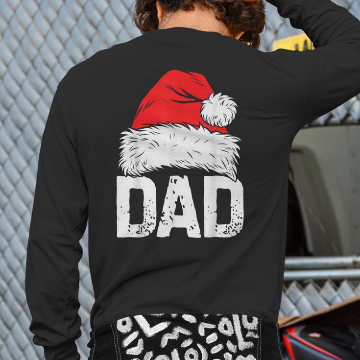 Dad Santa Christmas Family Matching Pajamas Papa Xmas Father Short Sleeve Long Sleeve T-Shirt Back Print Dad Santa Christmas Family Matching Pajamas Papa Xmas Father Short Sleeve Long Sleeve T-Shirt Back Print