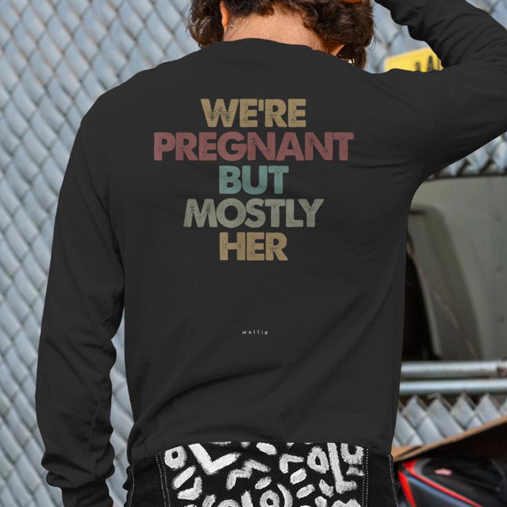 Dad To Be For Soon To Be Dad For New Dad Father Long Sleeve T-Shirt Back Print