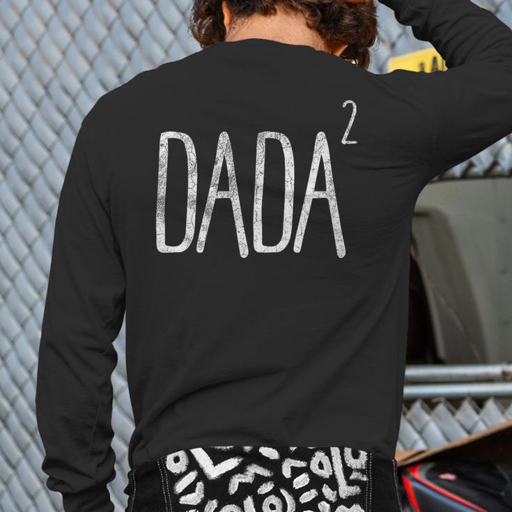 Dada 2 Shirt Pregnancy Announcement Tshirt Long Sleeve T-Shirt Back Print
