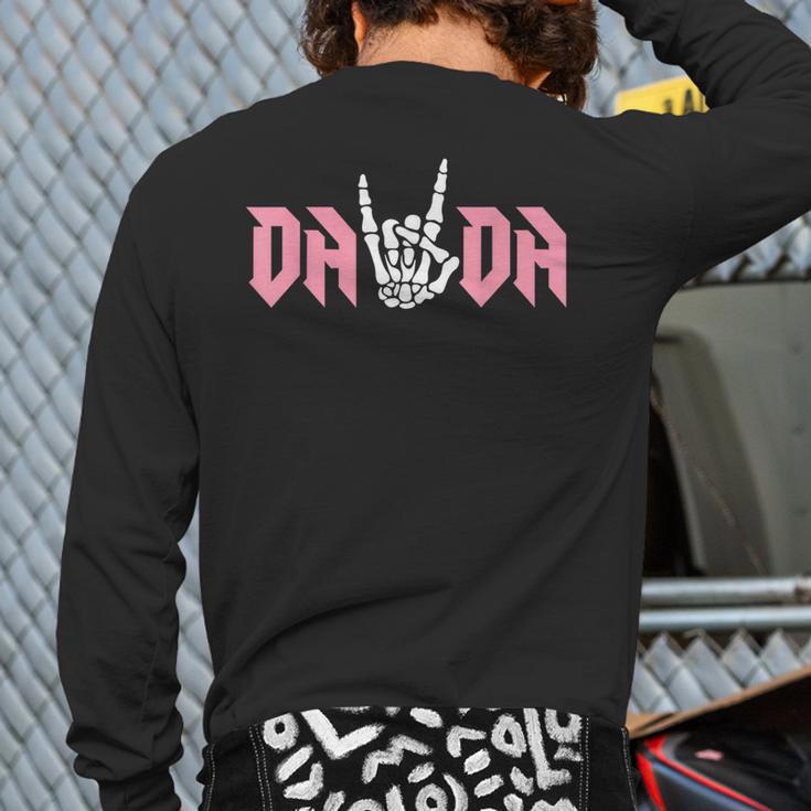Dada Of The Bad Two The Bone Birthday 2 Years Old Birthday Long Sleeve T-Shirt Back Print