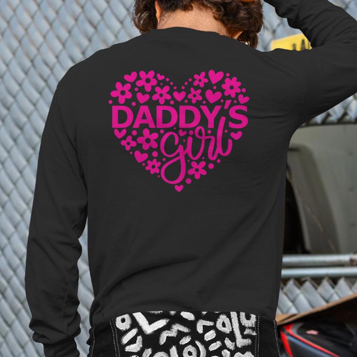 Daddy's Girl Father's Day Idea For a New Dad Long Sleeve T-Shirt Back Print Daddy's Girl Father's Day Idea For a New Dad Long Sleeve T-Shirt Back Print
