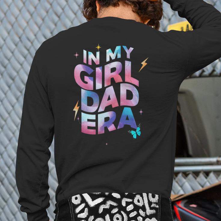 In My Daughter Era Dad Life Soft Pastel Pride Theme Long Sleeve T-Shirt Back Print