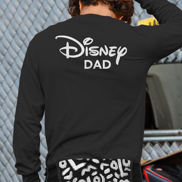 Disney Dad Long Sleeve T-Shirt Back Print