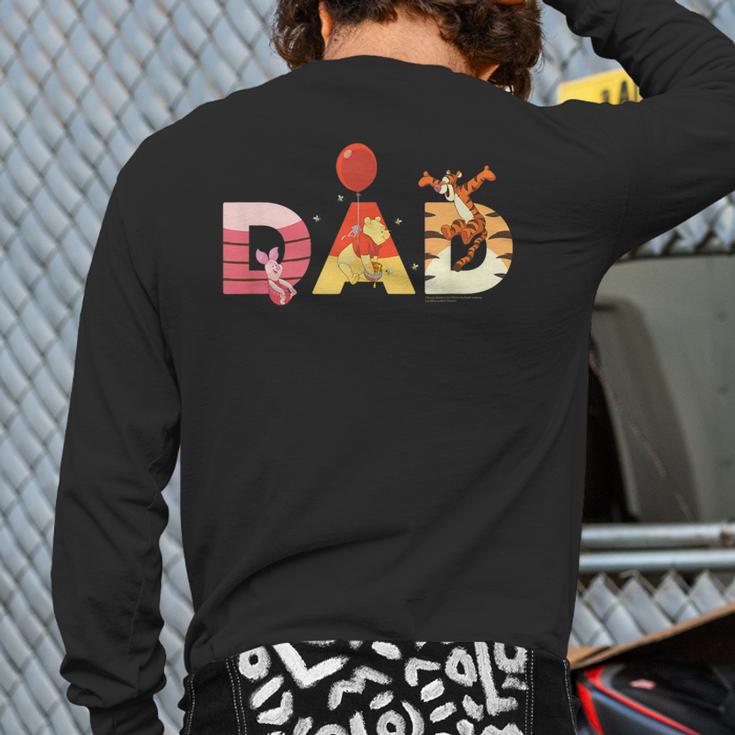 Disney Winnie The Pooh And Friends Dad Father's Day Birthday Long Sleeve T-Shirt Back Print
