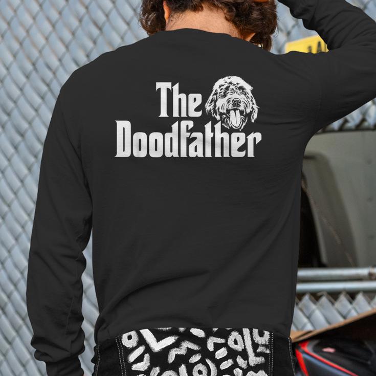 The Doodlefather Golden Doodle Dad Dog Goldendoodle Long Sleeve T-Shirt Back Print