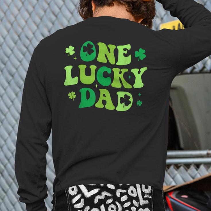 Groovy St Patrick's Day Apparel One Lucky Dad Shirt Small Modern Groovy St Patrick's Day Shirt Long Sleeve T-Shirt Back Print Groovy St Patrick's Day Apparel One Lucky Dad Shirt Small Modern Groovy St Patrick's Day Shirt Long Sleeve T-Shirt Back Print
