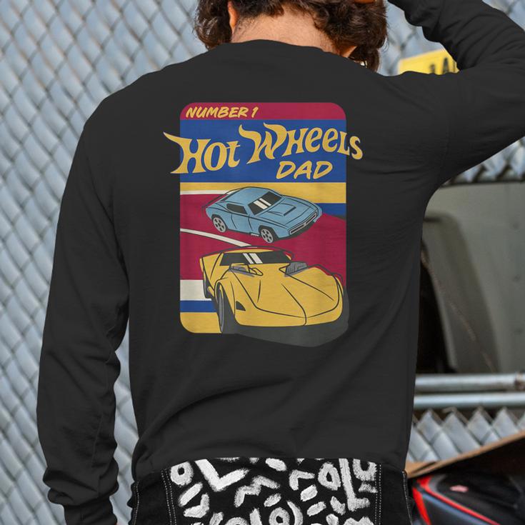 Hot Wheels Father's Day Number 1 Dad Long Sleeve T-Shirt Back Print