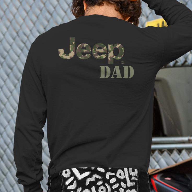 Jeep Dad Officially Licensed Long Sleeve T-Shirt Back Print Jeep Dad Officially Licensed Long Sleeve T-Shirt Back Print