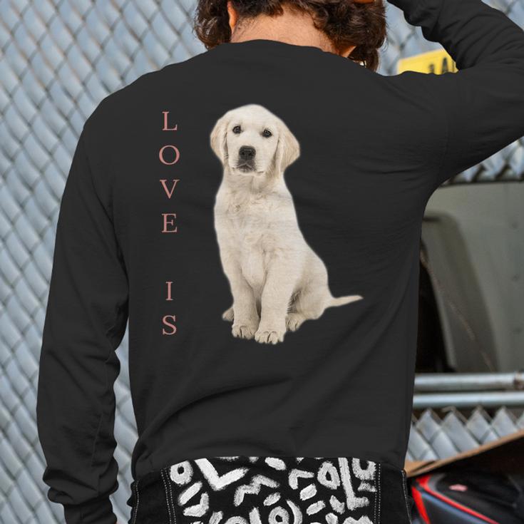 Labrador Retriever Shirt Women Men Lab Mom Dad Dog Tee Long Sleeve T-Shirt Back Print Labrador Retriever Shirt Women Men Lab Mom Dad Dog Tee Long Sleeve T-Shirt Back Print