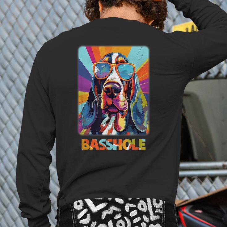 Mom & Dad Of a Basshole Basset Hound With Glasses -Adults Short Sleeve Long Sleeve T-Shirt Back Print Mom & Dad Of a Basshole Basset Hound With Glasses -Adults Short Sleeve Long Sleeve T-Shirt Back Print