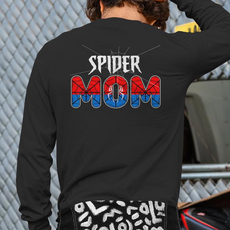 Mom And Dad Spider Family Matching Birthday Halloween Long Sleeve T-Shirt Back Print Mom And Dad Spider Family Matching Birthday Halloween Long Sleeve T-Shirt Back Print