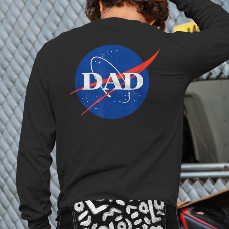 NASA Inspired DAD Meatball Long Sleeve T-Shirt Back Print NASA Inspired DAD Meatball Long Sleeve T-Shirt Back Print