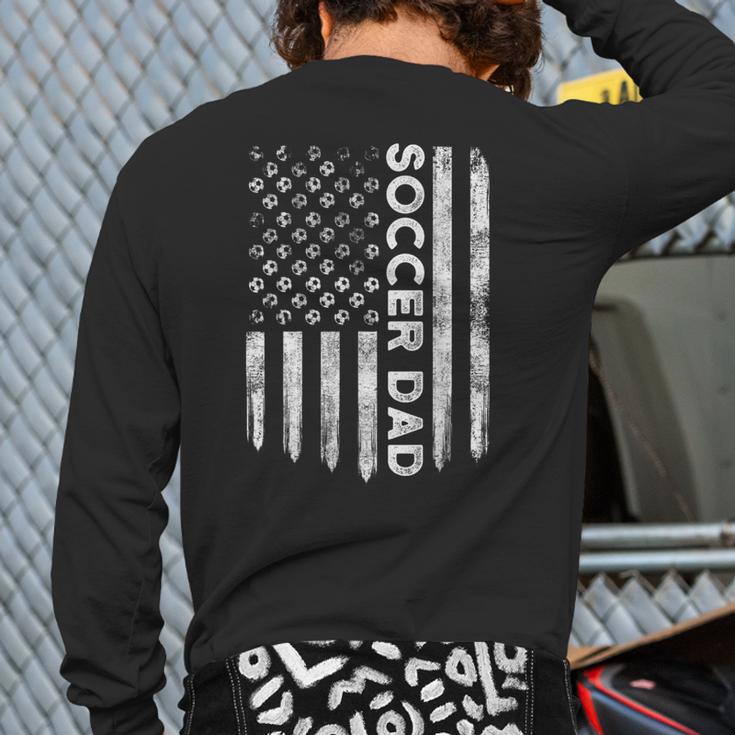 New First Time Dad To Be Symbol Tools Soccer Daddy DA1 Long Sleeve T-Shirt Back Print