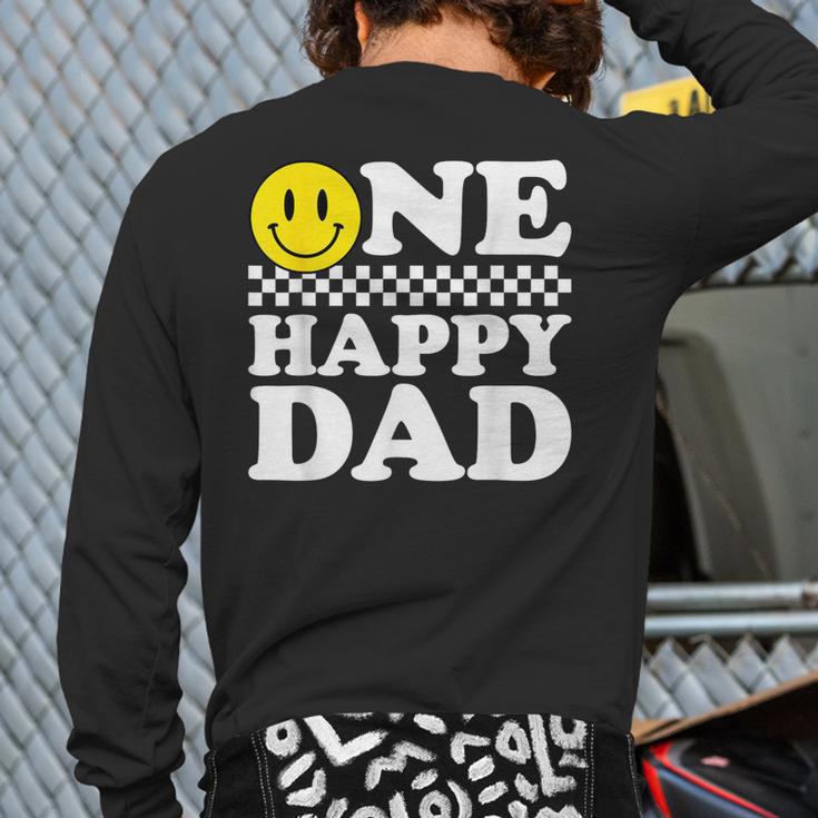 One Happy Dude Dad 1st Birthday Family Matching Long Sleeve T-Shirt Back Print One Happy Dude Dad 1st Birthday Family Matching Long Sleeve T-Shirt Back Print