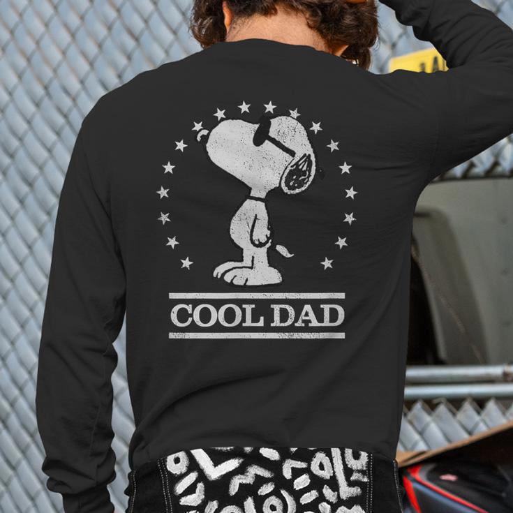 Peanuts Snoopy Cool Dad Long Sleeve T-Shirt Back Print