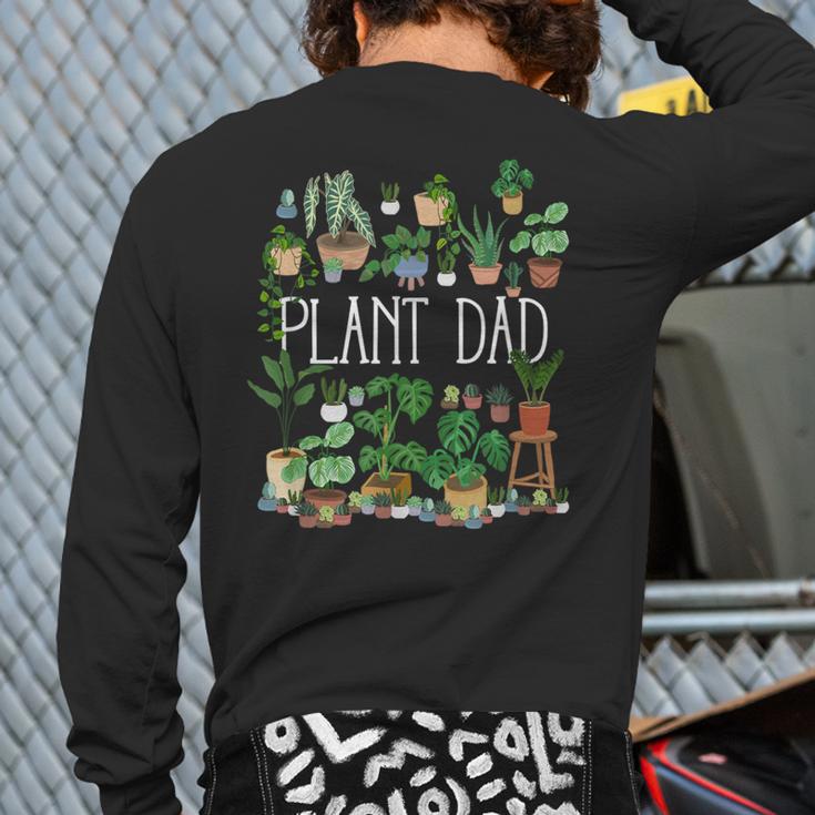 Potted Plant Dad Long Sleeve T-Shirt Back Print