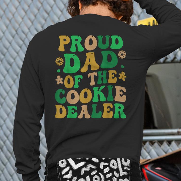 Proud Dad Of a Cookie Dealer Scout Troop Cookie Dealer Girls Long Sleeve T-Shirt Back Print