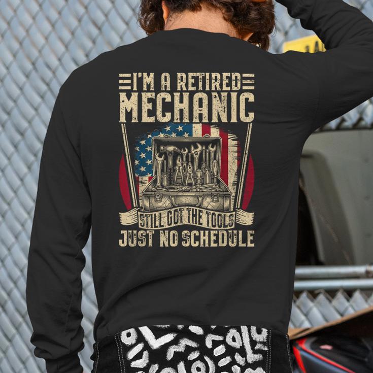 Retired Car Mechanic Tool Retirement Dad Grandpa Men Long Sleeve T-Shirt Back Print Retired Car Mechanic Tool Retirement Dad Grandpa Men Long Sleeve T-Shirt Back Print
