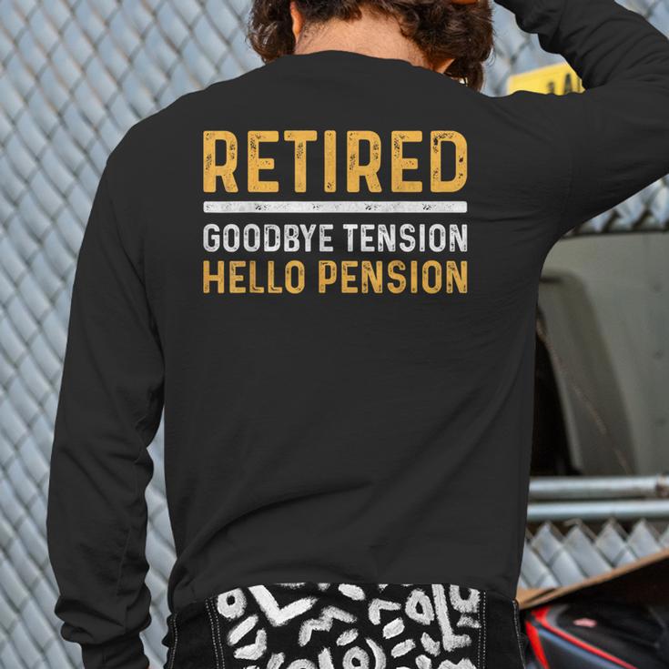 Retirement Best Retired 2026 Tee For Men Women Dad Mom Long Sleeve T-Shirt Back Print