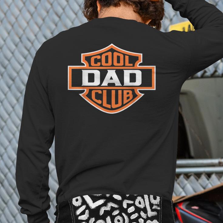 Retro Cool Dad Club Birthday Father's Day For Men Long Sleeve T-Shirt Back Print