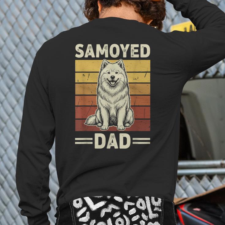 Samoyed Dad Long Sleeve T-Shirt Back Print Samoyed Dad Long Sleeve T-Shirt Back Print