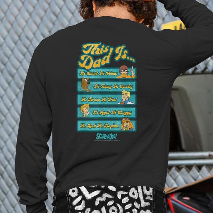 Scooby-Doo Father's Day Vintage Group Shot This Dad Is Long Sleeve T-Shirt Back Print