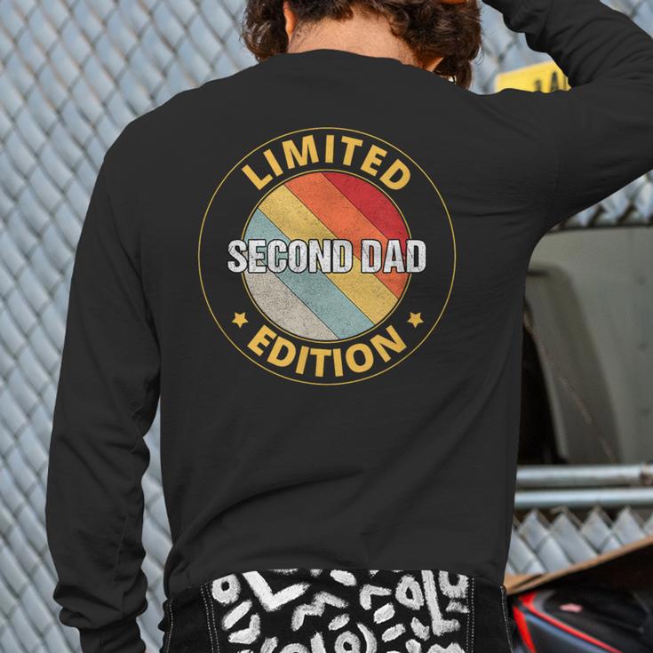 Second Dad Long Sleeve T-Shirt Back Print