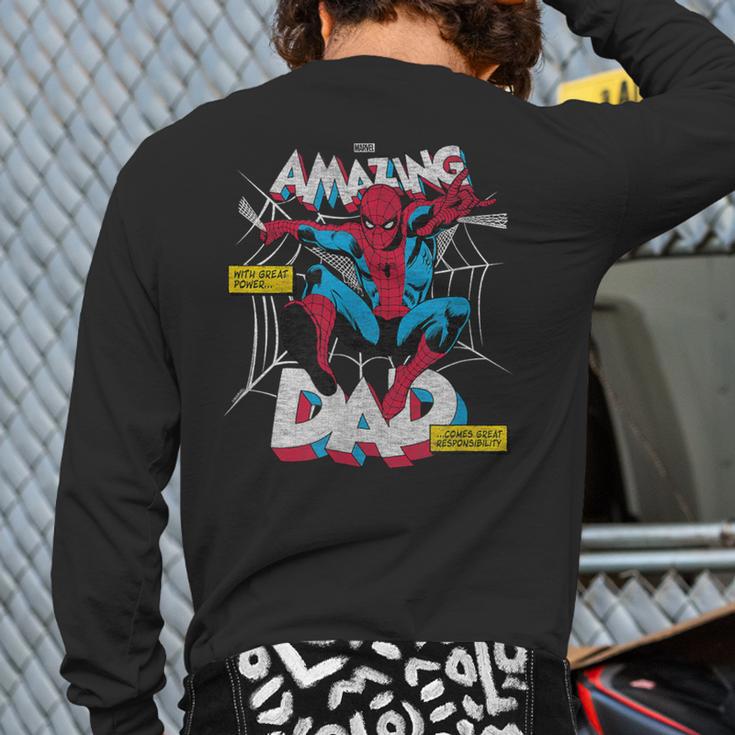 Spider-Man Amazing Dad Long Sleeve T-Shirt Back Print