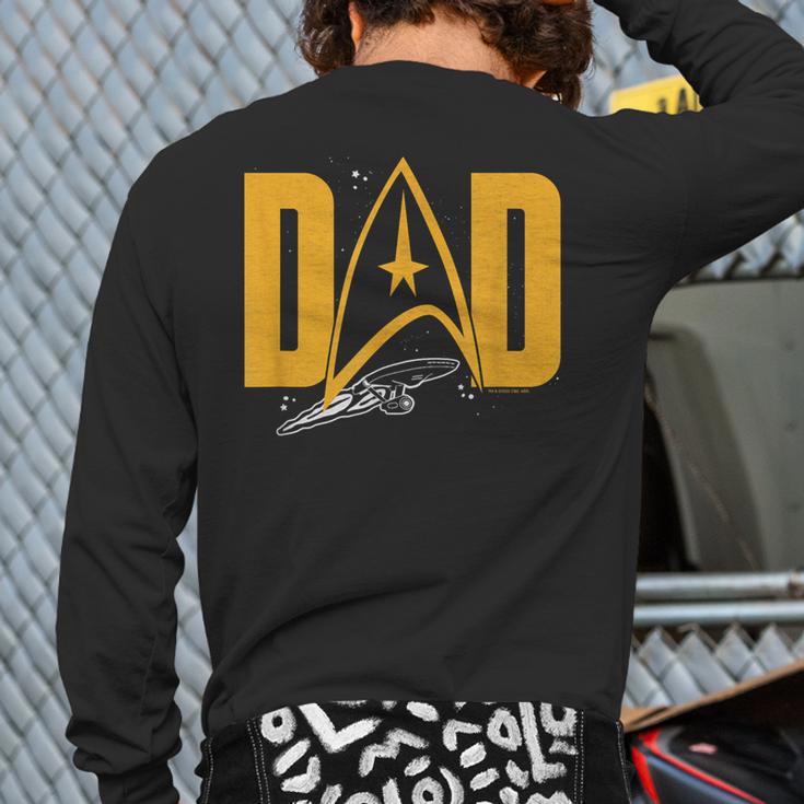 Star Trek Starfleet Dad Long Sleeve T-Shirt Back Print