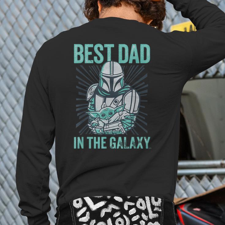Star Wars The Mandalorian And Grogu Best Dad In The Galaxy Long Sleeve T-Shirt Back Print