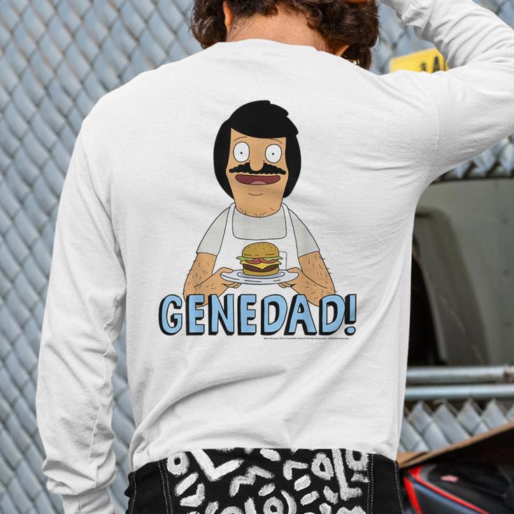 Bob's Burgers Gene Dad Portrait Long Sleeve T-Shirt Back Print