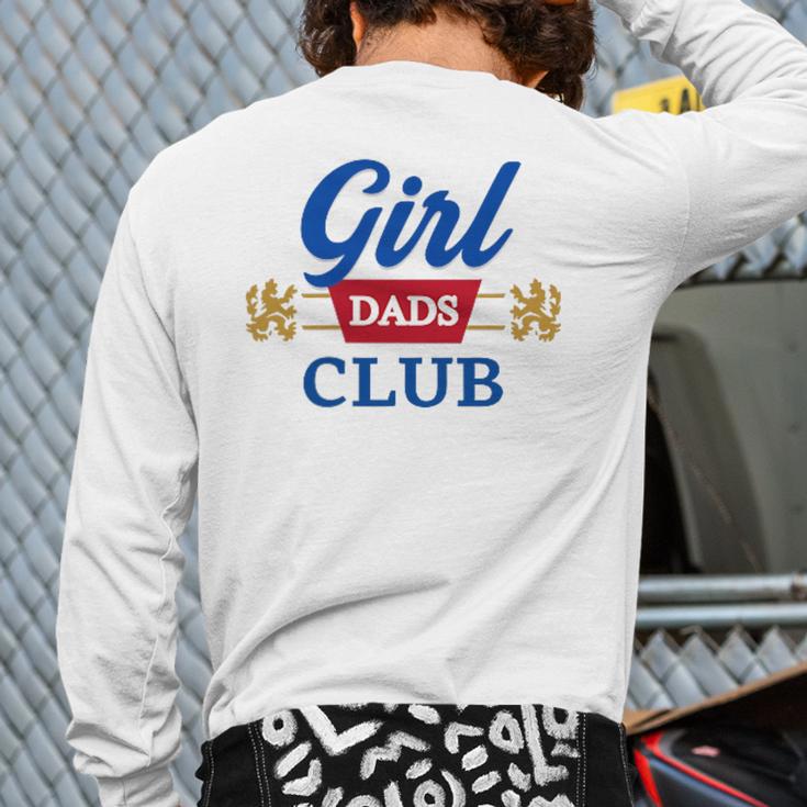Cool Dads Club Father's Day Shirt From Daughter Son Long Sleeve T-Shirt Back Print