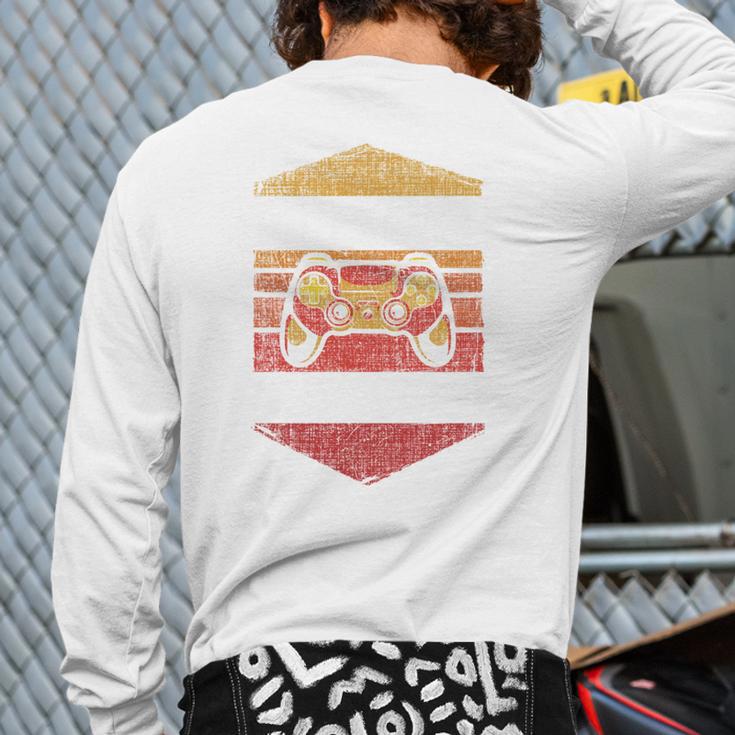 Dad Level Unlocked Gaming Gamer Father Video Games Long Sleeve T-Shirt Back Print Dad Level Unlocked Gaming Gamer Father Video Games Long Sleeve T-Shirt Back Print