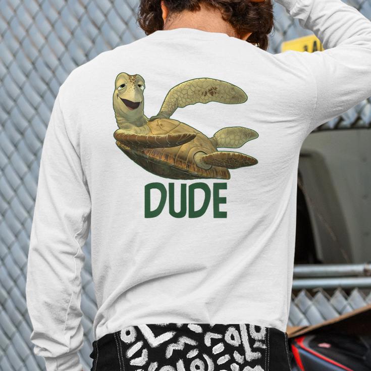 Disney Pixar Finding Nemo Father's Day Dude Cool Dad Poster Long Sleeve T-Shirt Back Print