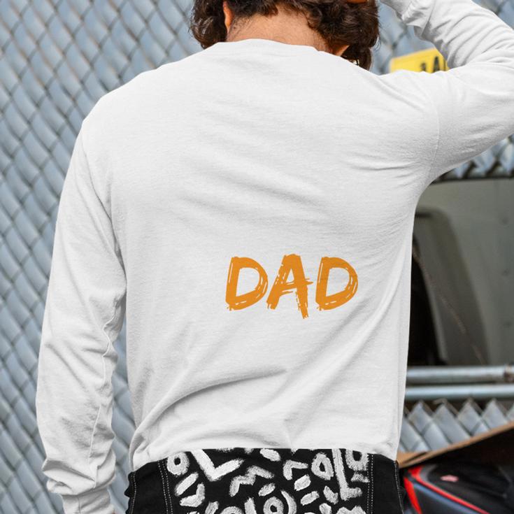 Gymnastics Dad For Gymnastic Father Parents Long Sleeve T-Shirt Back Print Gymnastics Dad For Gymnastic Father Parents Long Sleeve T-Shirt Back Print
