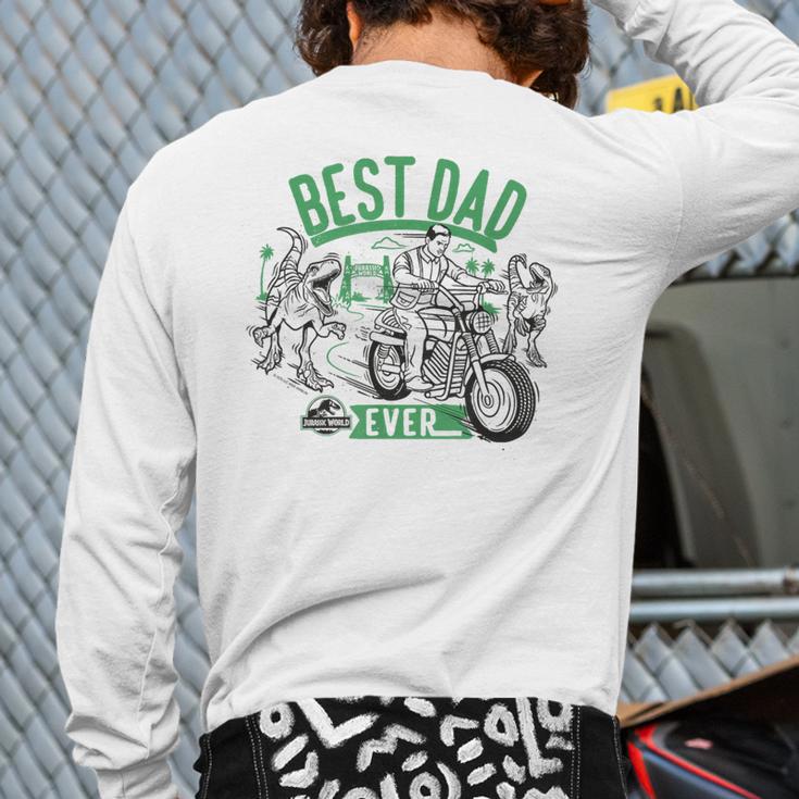 Jurassic World Best Dad Ever Long Sleeve T-Shirt Back Print