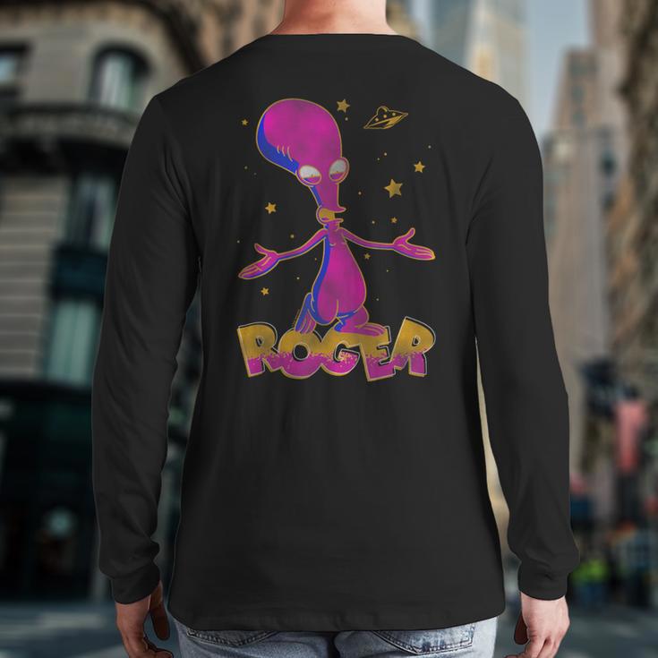 American Dad Outer Space Roger Cartoon Long Sleeve T-Shirt Back Print American Dad Outer Space Roger Cartoon Long Sleeve T-Shirt Back Print