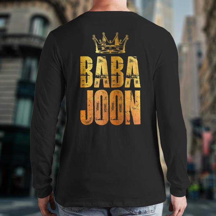 Baba Joon Persian Dad Iran Quote Iranian Fathers Day Long Sleeve T-Shirt Back Print Baba Joon Persian Dad Iran Quote Iranian Fathers Day Long Sleeve T-Shirt Back Print