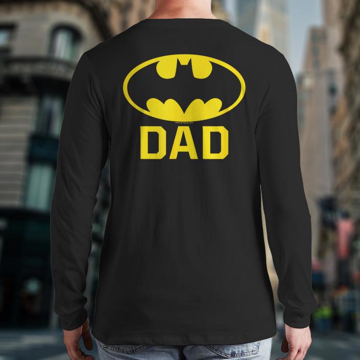 Batman Bat Dad Long Sleeve T-Shirt Back Print