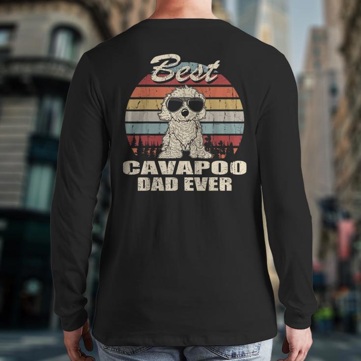 Best Cavapoo Dad Ever Vintage Retro Dog Dad Long Sleeve T-Shirt Back Print Best Cavapoo Dad Ever Vintage Retro Dog Dad Long Sleeve T-Shirt Back Print