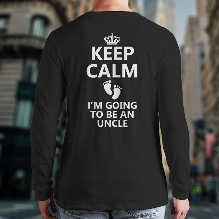 Best Uncle Art For Men Dad Pregnancy Reveal New Uncle To Be Long Sleeve T-Shirt Back Print Best Uncle Art For Men Dad Pregnancy Reveal New Uncle To Be Long Sleeve T-Shirt Back Print
