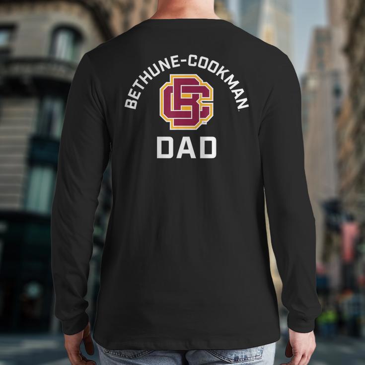 Bethune-Cookman University Wildcats Arched Dad Long Sleeve T-Shirt Back Print
