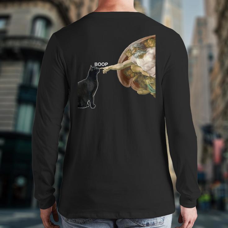Cat Shirts For MenWomen Cat Shirts For Cat DadMom Long Sleeve T-Shirt Back Print