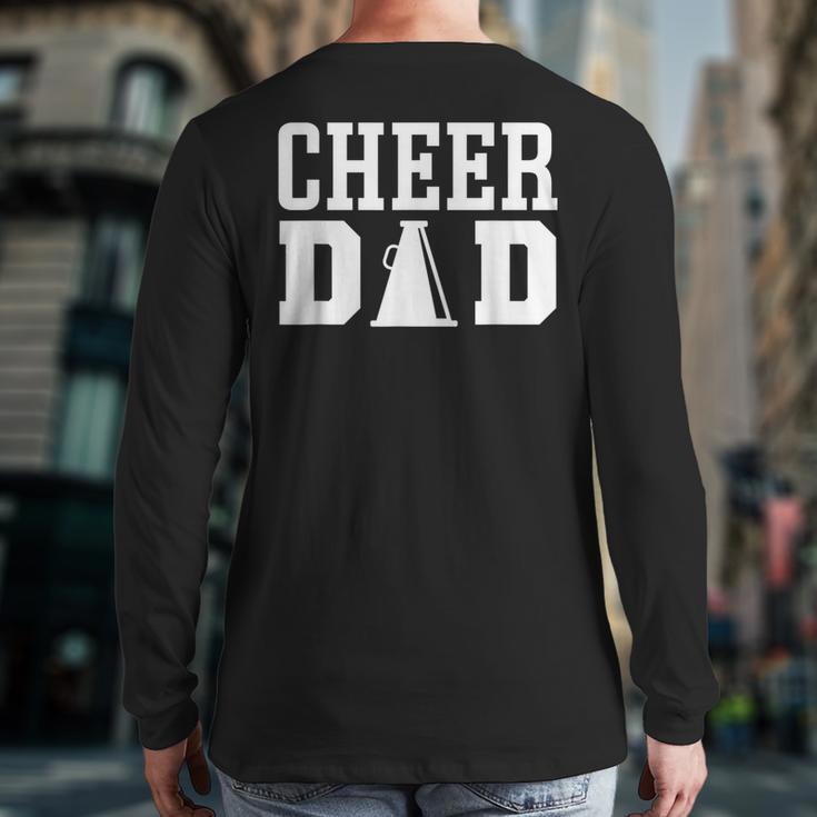 Cheerleading Dad Apparel For Cheer Dad Long Sleeve T-Shirt Back Print Cheerleading Dad Apparel For Cheer Dad Long Sleeve T-Shirt Back Print