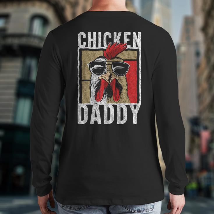 Chicken Daddy a Fun For Every Rooster In The Basket Long Sleeve T-Shirt Back Print