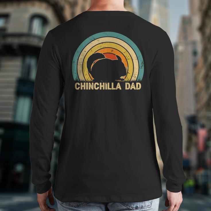 Chinchilla Dad Father's Day Chinchilla Lover Dad Daddy Long Sleeve T-Shirt Back Print Chinchilla Dad Father's Day Chinchilla Lover Dad Daddy Long Sleeve T-Shirt Back Print