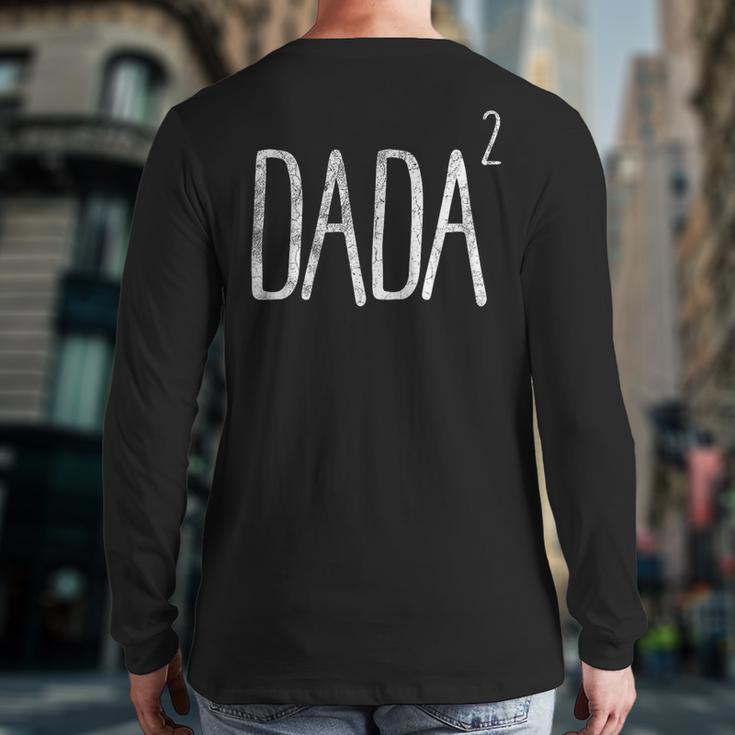 Dada 2 Shirt Pregnancy Announcement Tshirt Long Sleeve T-Shirt Back Print