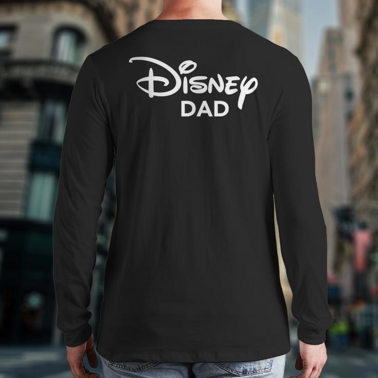 Disney Dad Long Sleeve T-Shirt Back Print