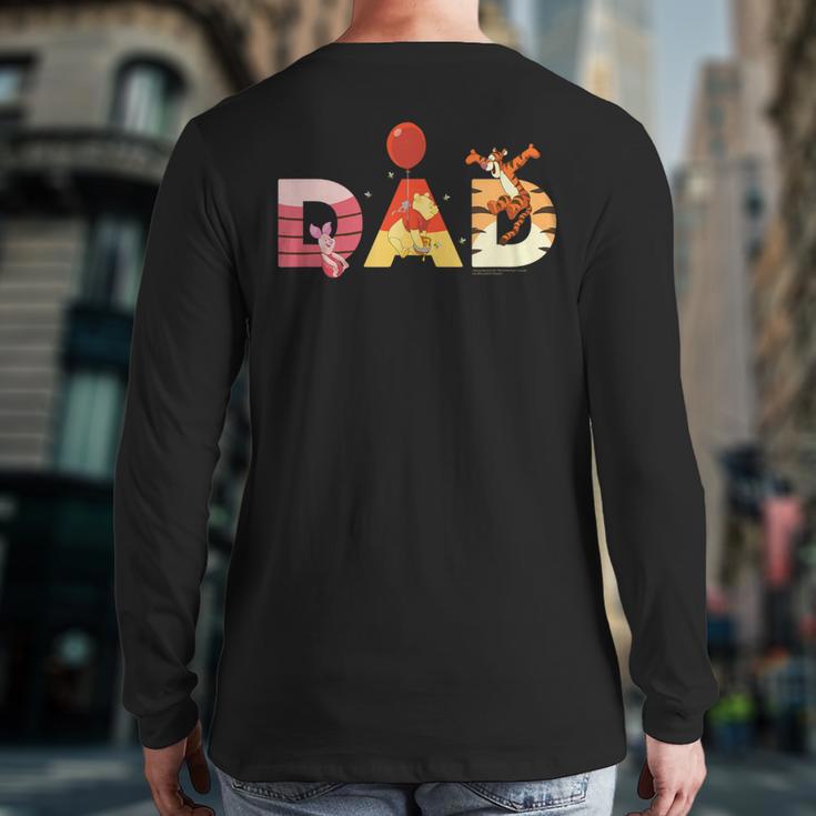 Disney Winnie The Pooh And Friends Dad Father's Day Birthday Long Sleeve T-Shirt Back Print