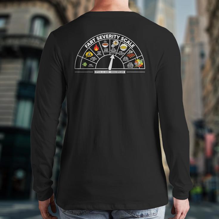 Fart Machine Dad Jokes Farting Humor Long Sleeve T-Shirt Back Print